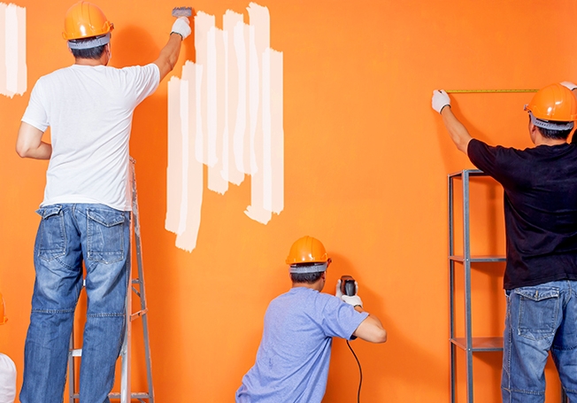 gutter painting
